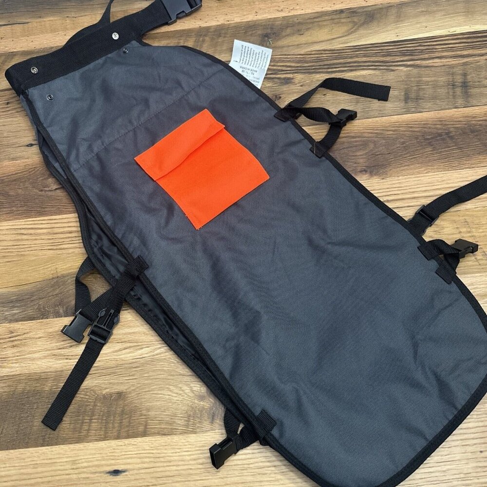 Forester Chaps Apron Style Class B Leg Protection Certified Gray